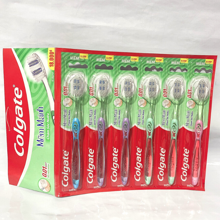 Bàn chải đánh răng Colgate lông mềm mảnh chăm sóc nướu