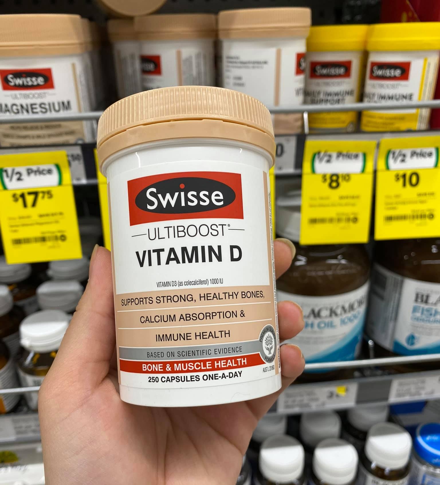 Vitamin d swisse 250 viên