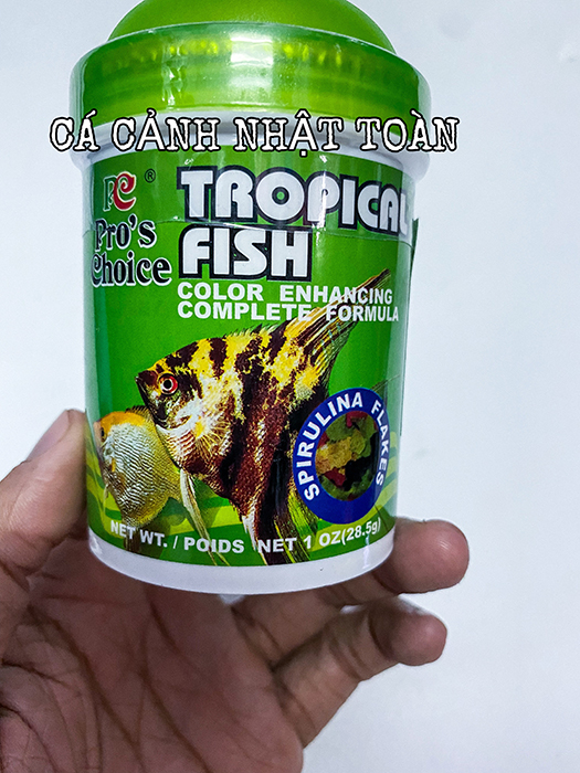 "Hoàn tiền đến 10%" THỨC ĂN CHO CÁ ÔNG TIÊN TROPICAL FISH PROCHOICE DẠNG LÁ 30G