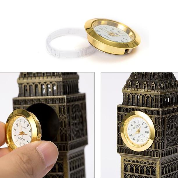 [HCM]Mô hình đồng hồ Big Ben cao 23 cm (màu vàng rêu)