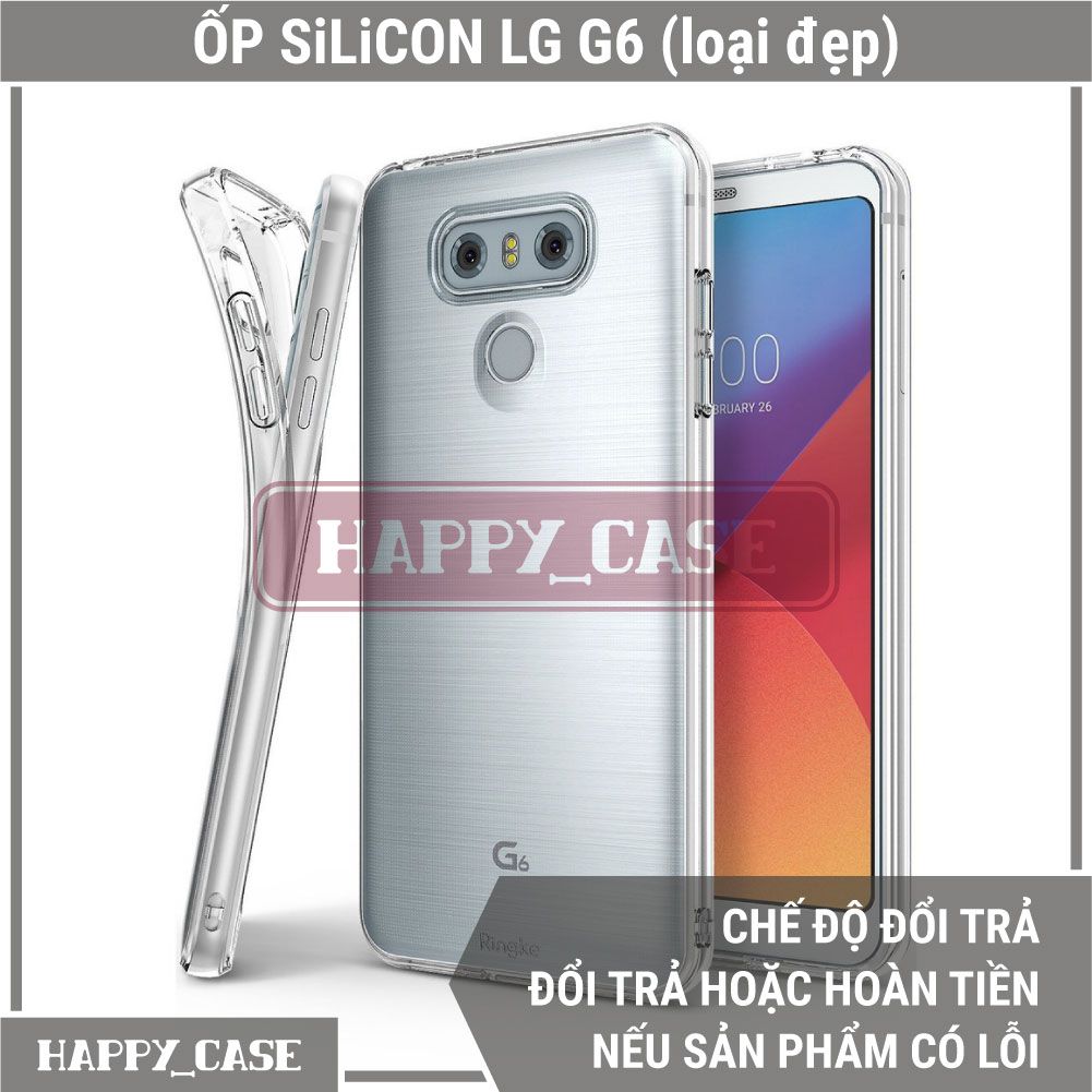 Ốp Lưng Điện Thoại LG G6 (Loại Đẹp) Thin Transparent Silicon