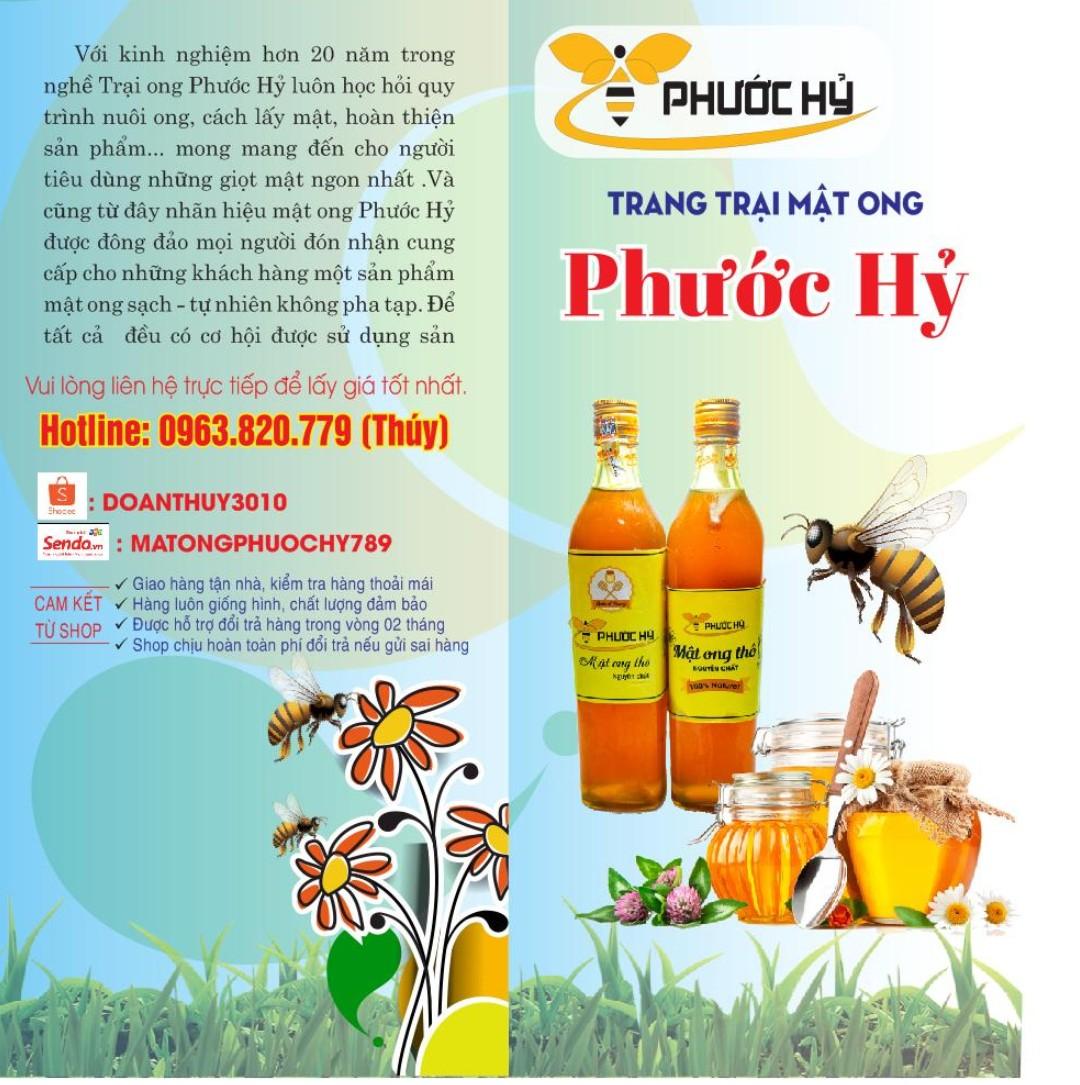 Mật ong nguyên chất Phước Hỷ 100ML-mật hoa cà phê