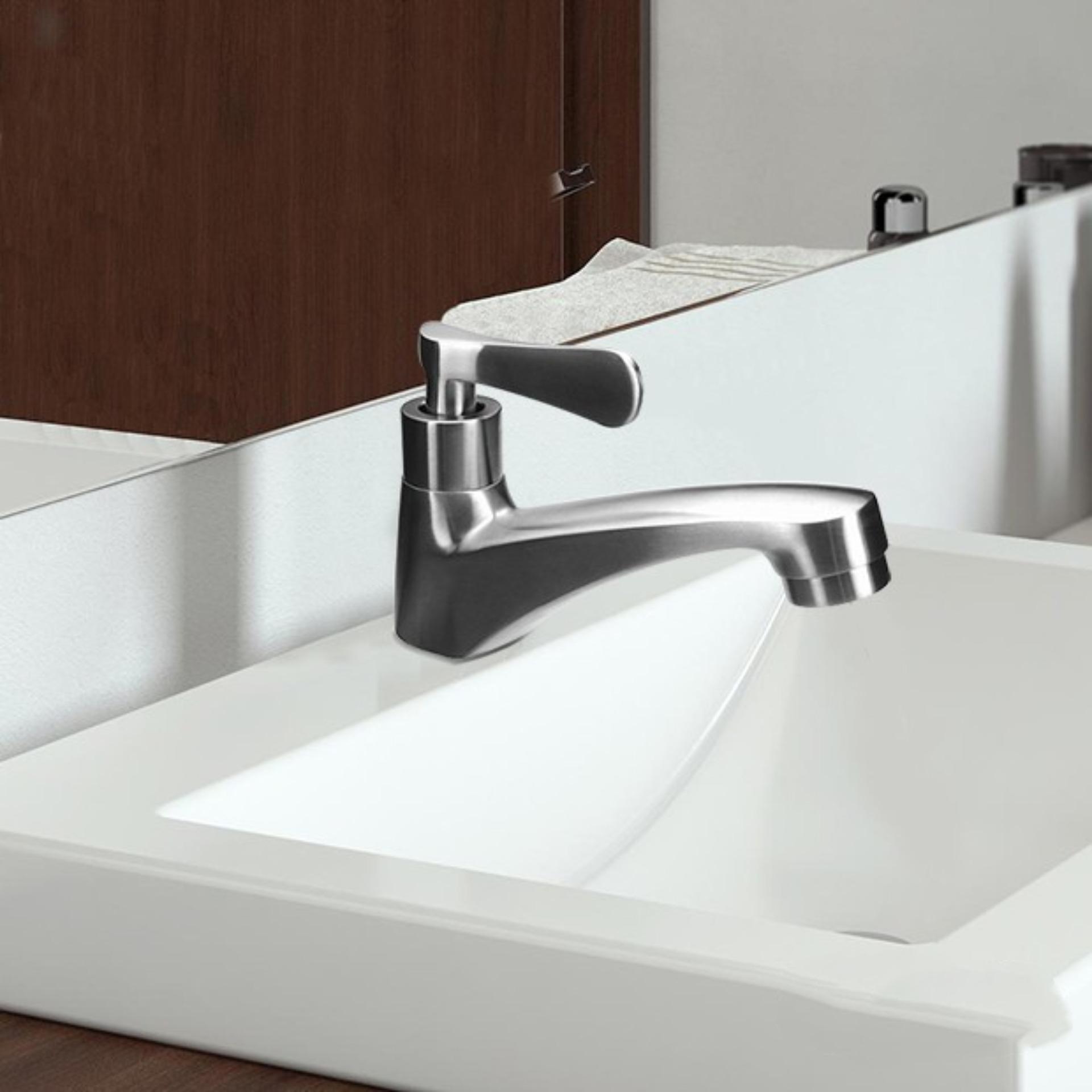 [Q.Tân Bình] Vòi lavabo lạnh inox SUS 304