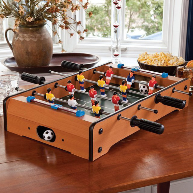Bộ đồ chơi bàn bi lắc, bàn đá bóng mini Table Top Foosball - Thoả đam mê Billiards