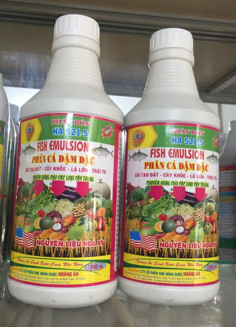phân cá đậm đặc FISH EMULSION - CHAI 1LIT