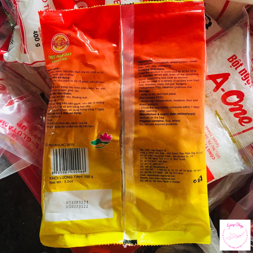 [HCM][CHỈ GIAO Ở TPHCM] Sườn Non Chay Âu Lạc 100g