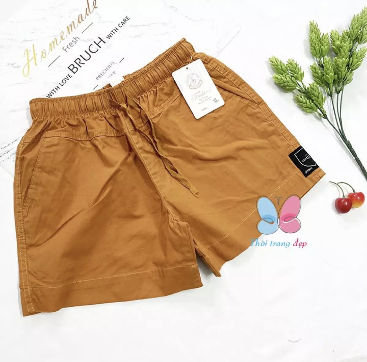 QUẦN ĐÙI NỮ, QUẦN ĐÙI KAKI NỮ LƯNG THUN( 35-65KG)