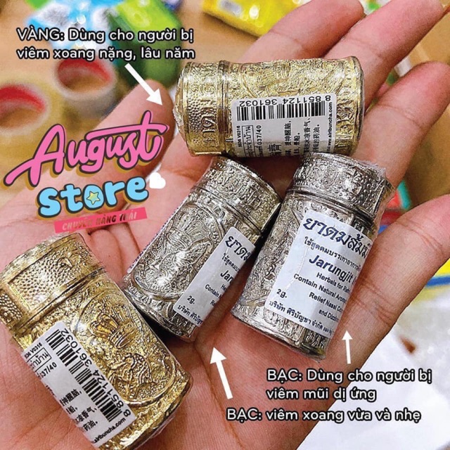 Ống hít mũi thảo dược Thái lan