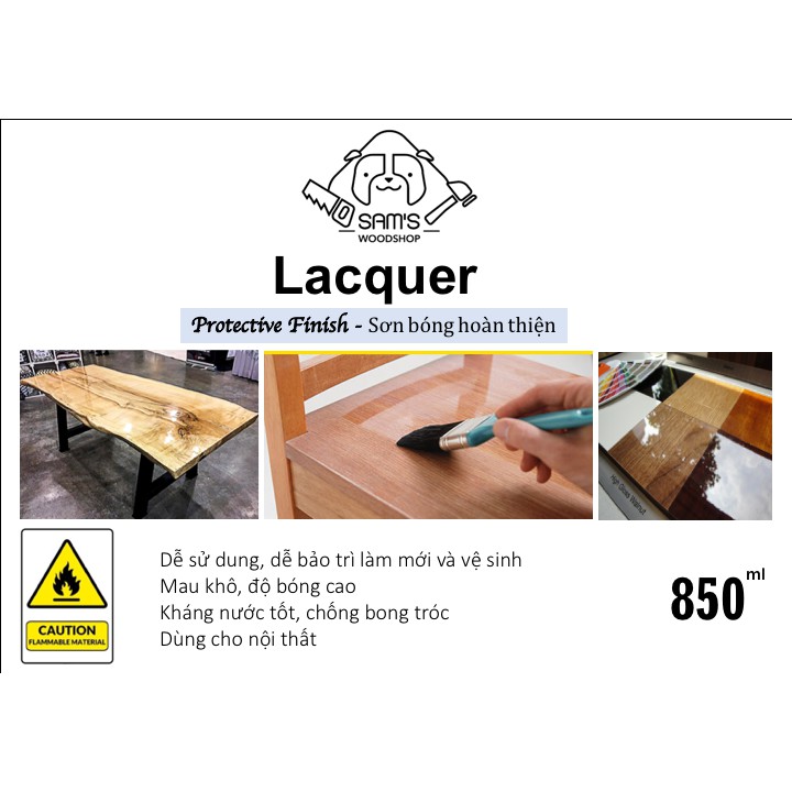 Sơn bóng gỗ Lacquer