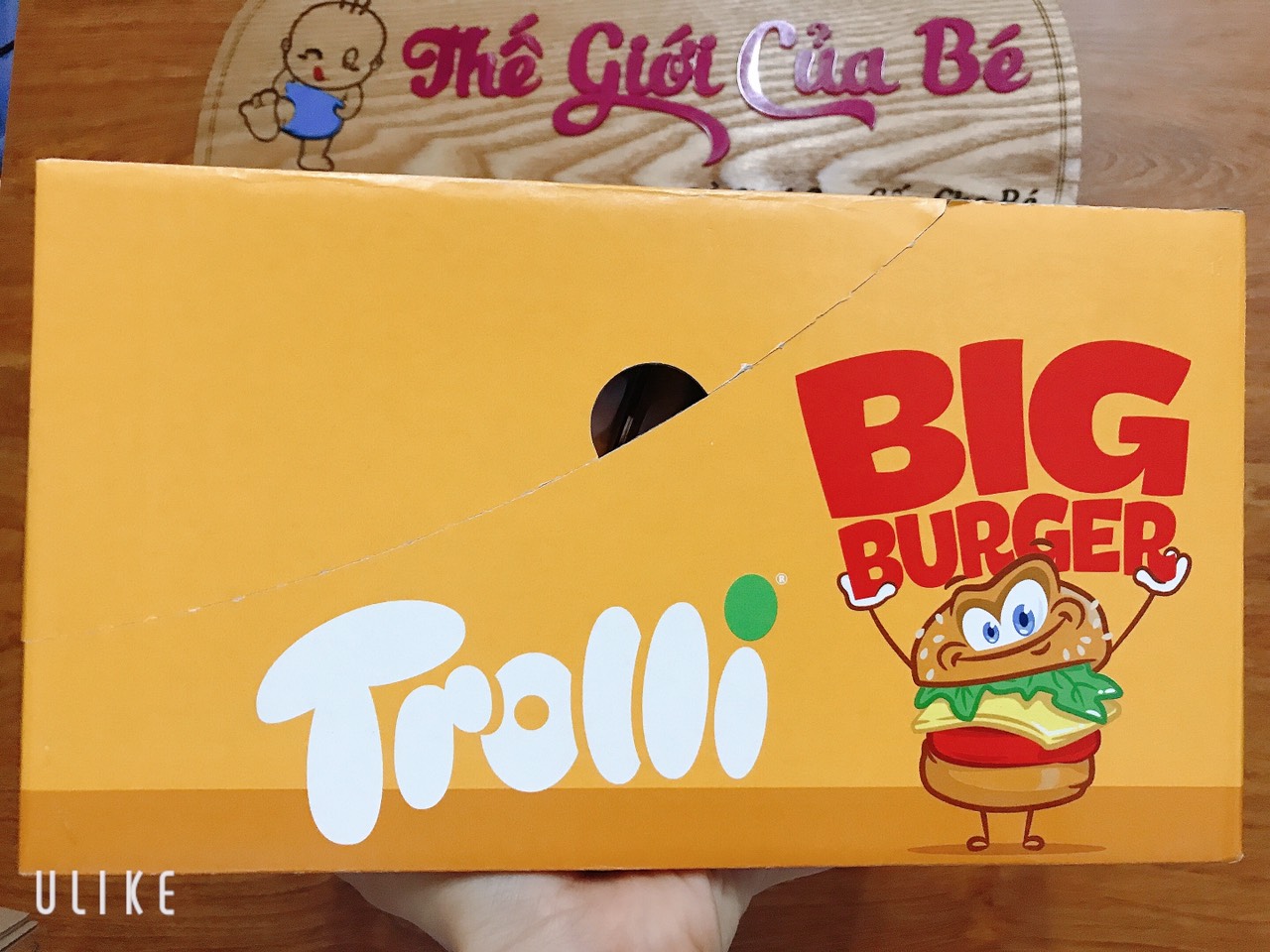 [Date :6/2026]Kẹo Dẻo Trolli Burger XXL Size Đại 50g [Hàng Chuẩn Đức ]