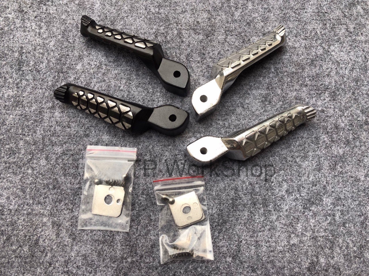 Gác Chân Nhôm Sau Malai Gắn mọi dòng xe Yamha Honda