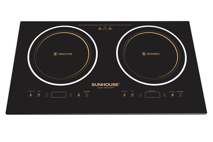 Bếp đôi từ-hồng ngoại Sunhouse SHB9103MT