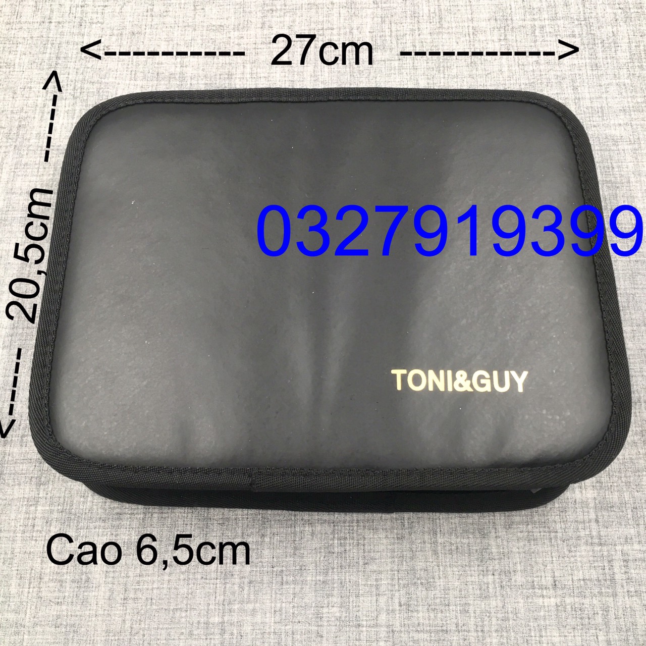 Tonyguy Barber Tool Bag A092 Large Size 34X25Cm with Simili Leather Strap Convenient for Barbers