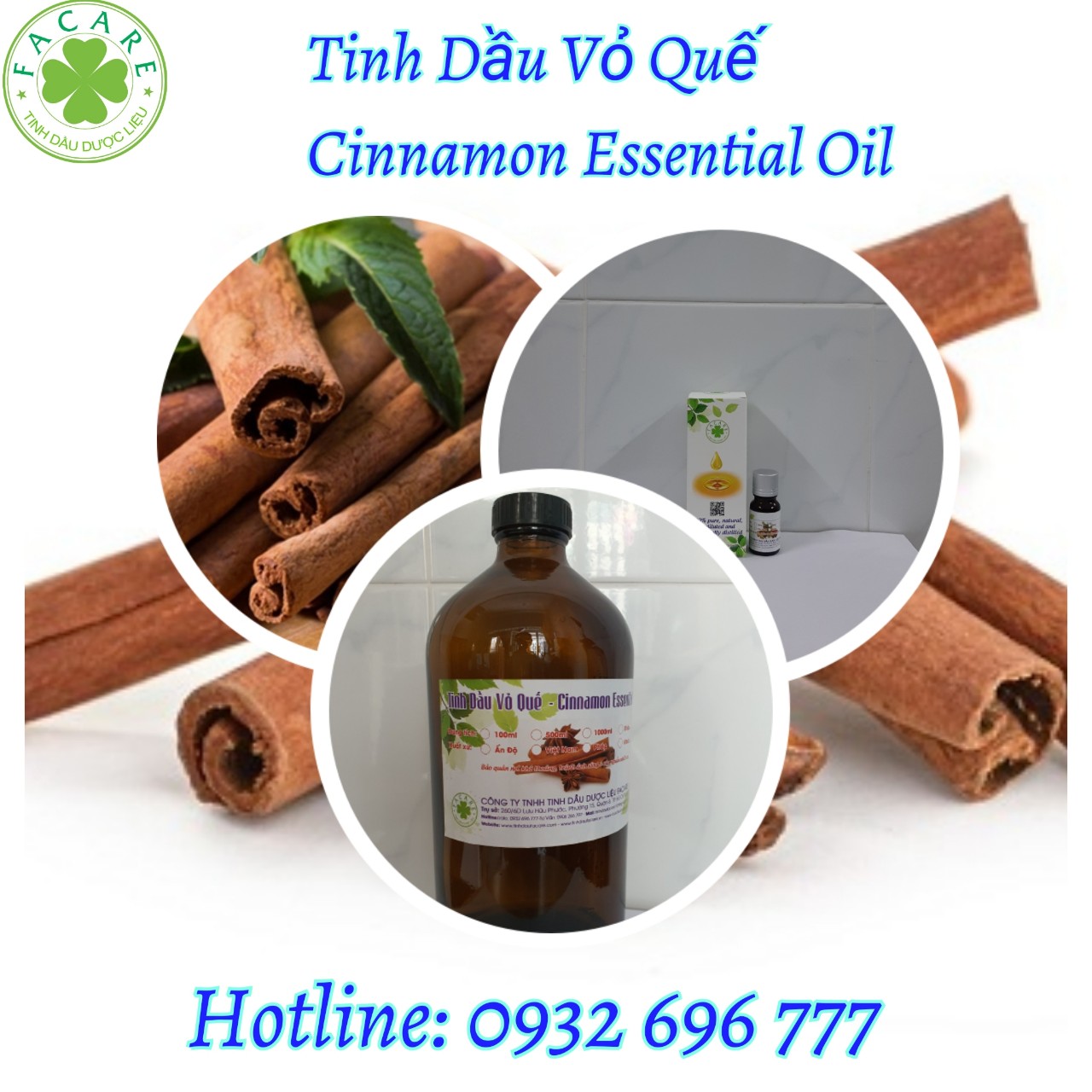 Tinh dầu Vỏ quế Cinnamon essential oil - 10ml