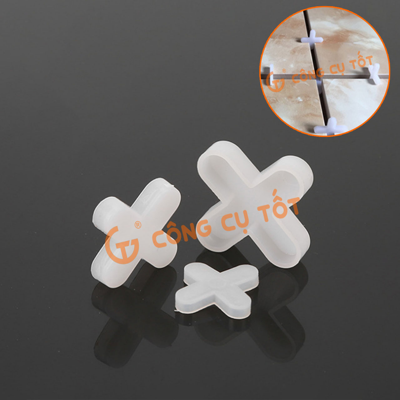 Ke ốp lát gạch dấu cộng túi 100 con