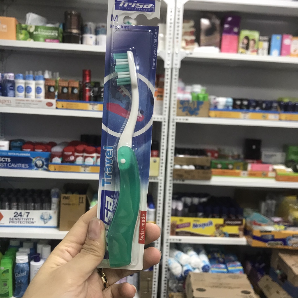 Variable fresh Trisa toothbrush [Trisa fresh soft/Trisa fresh medium/Trisa fresh hard/profilic fine tip]-pegastore-get 1 pc