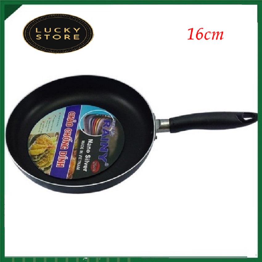 Chảo chống dính rainy - nhiều size - hàng chính hãng - chảo chống dính 1 quai 1,7li. chất lượng uy tín tại shop now 4.0.