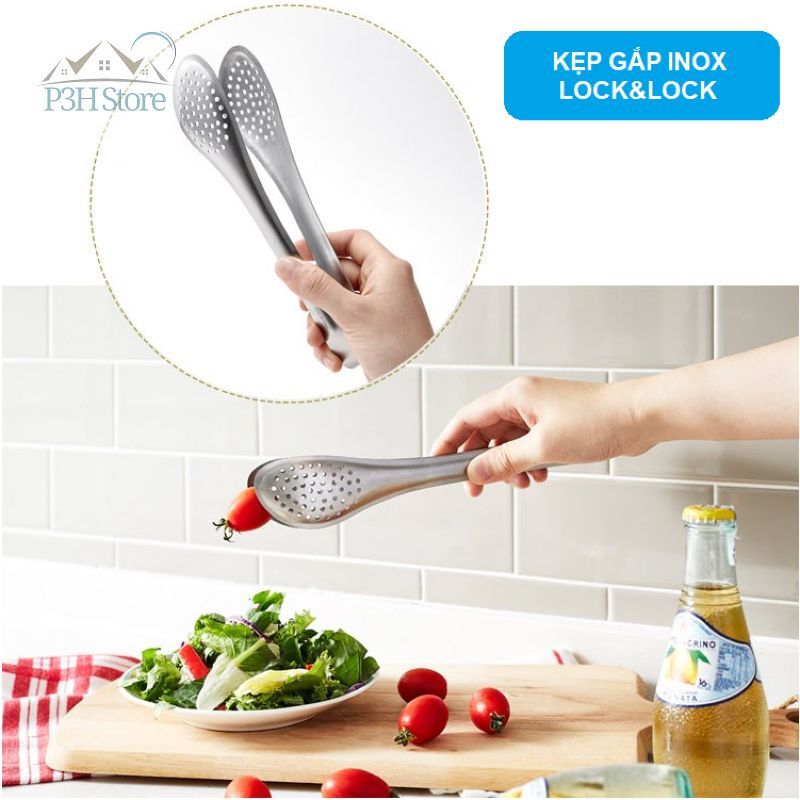 Kẹp gắp thức ăn Lock&Lock bằng thép không gỉ CKT302