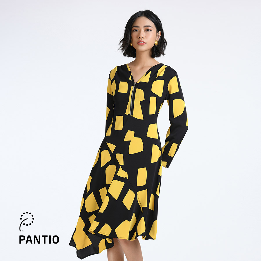 Đầm công sở kéo khoá thời trang FDC52621 - PANTIO
