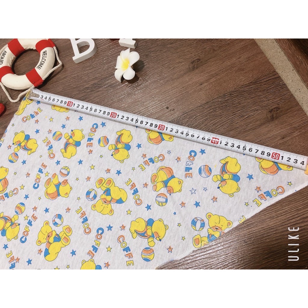 Combo 10 chiếc tã chéo cho bé sơ sinh 100% cotton ( loại to) - L6