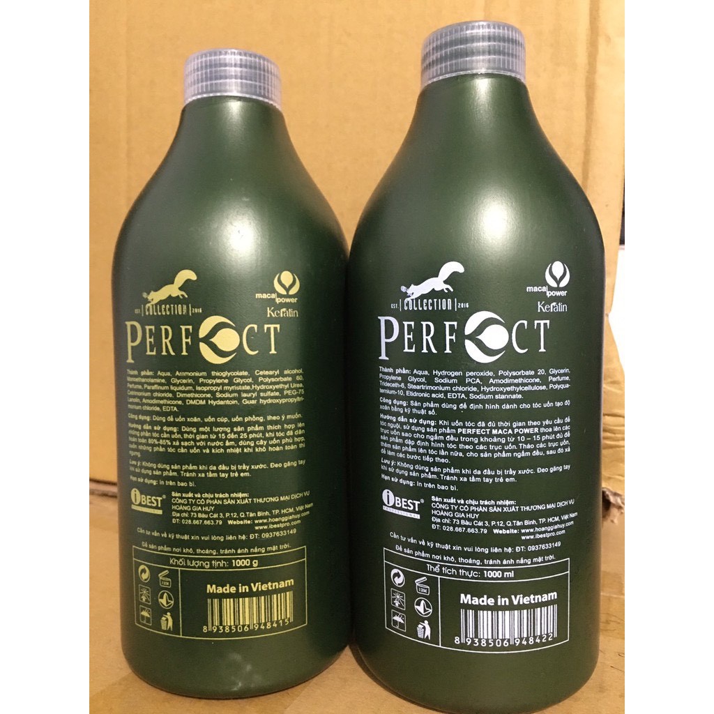 Uốn setting Perfect ibest 1000ml*2