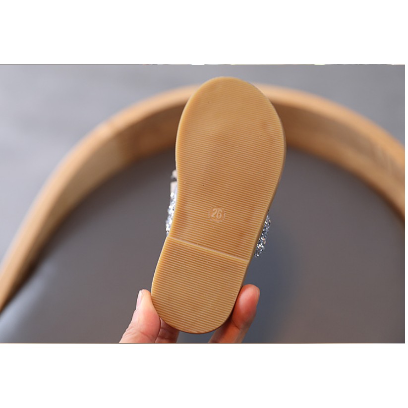[Hà Xu shop] Dép kẹp đính đá 1208 cho bé