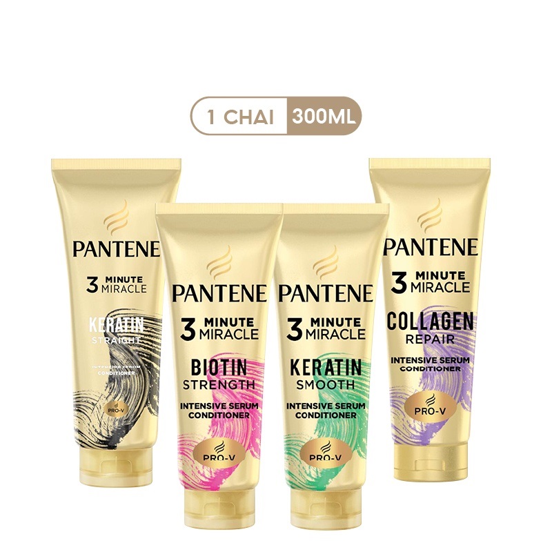 Combo 2 Dầu Xả Pantene Pro- V (Xanh Lá) Tuýp 300ML
