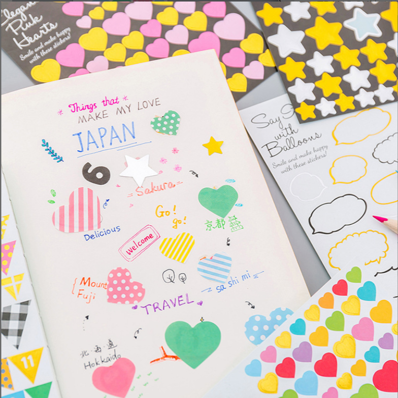 Sticker dán trang trí sinh nhật, nhật ký, sổ tay ✍️✍️