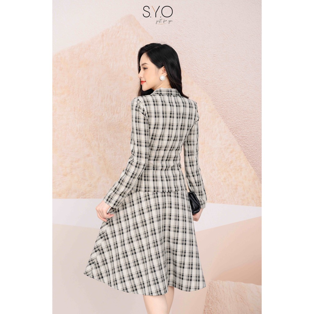 Áo Vest Kẻ Cổ 2 Ve B2003