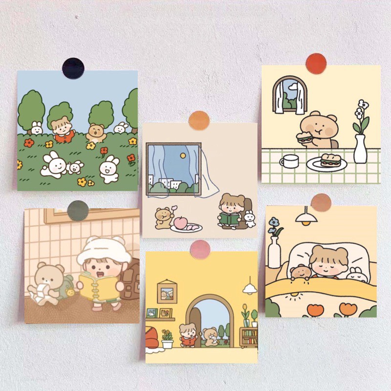 SET ẢNH POSTCARD CÔ GÁI DECOR TRANG TRÍ A.2