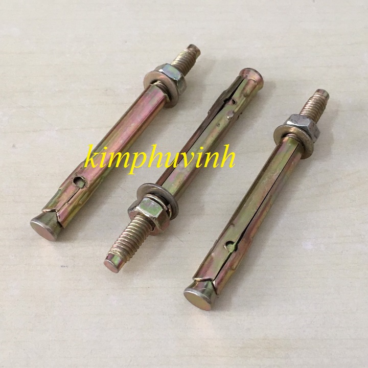 10 CON - 6x80mm TẮC KÊ NỠ SẮT -  BULONG NỠ SẮT