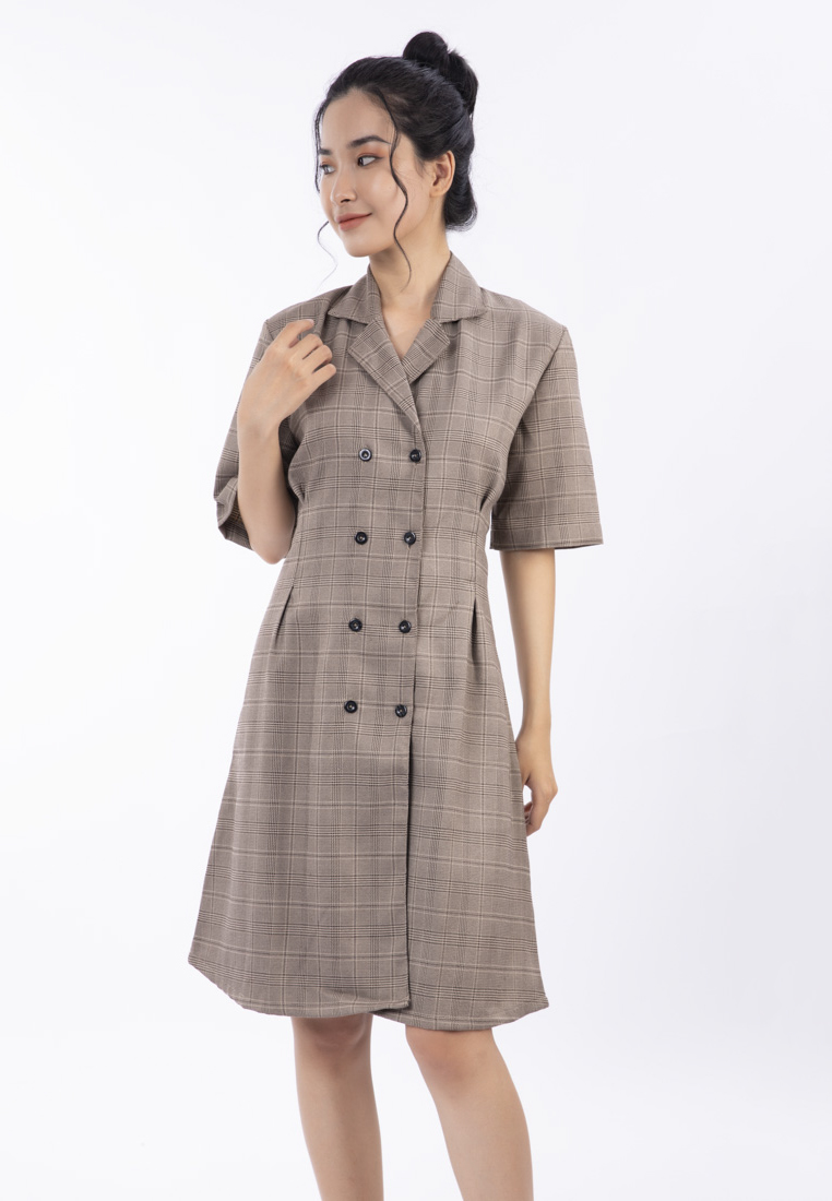 Đầm kiểu nữ cổ vest - lovadova 20d05c001