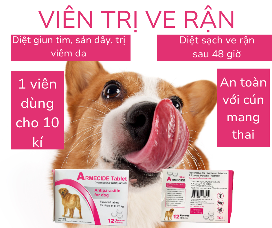 Thuốc uống diệt ve rận