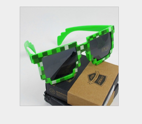 [HCM]Mắt kính minecraft dễ thương tặng thẻ bài minecraft