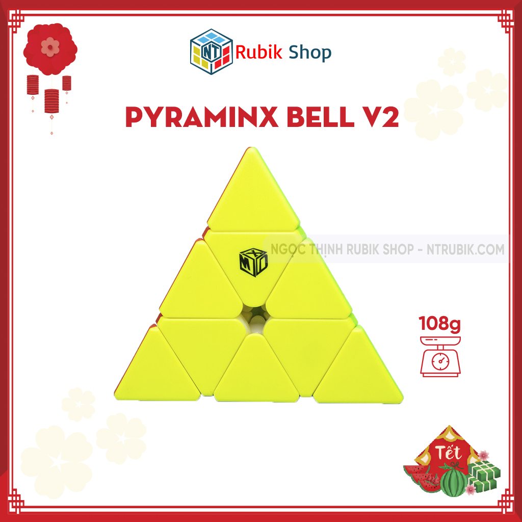 [Siêu Phẩm] Rubik QiYi Pyraminx X-man Bell Stickerless
