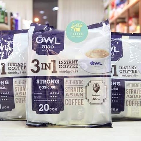 [HCM]CÀ PHÊ SỮA OWL SINGAPORE ( NHẬP KHẨU THÁI )