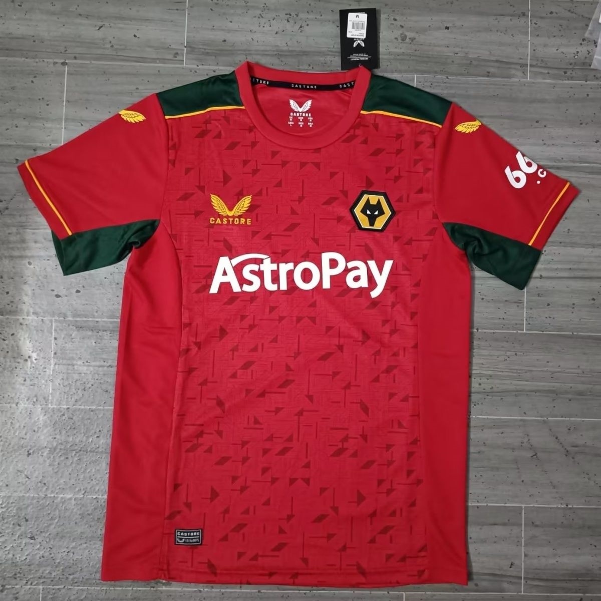 ஐ 23-24 wolves away kit Thai version of single coat