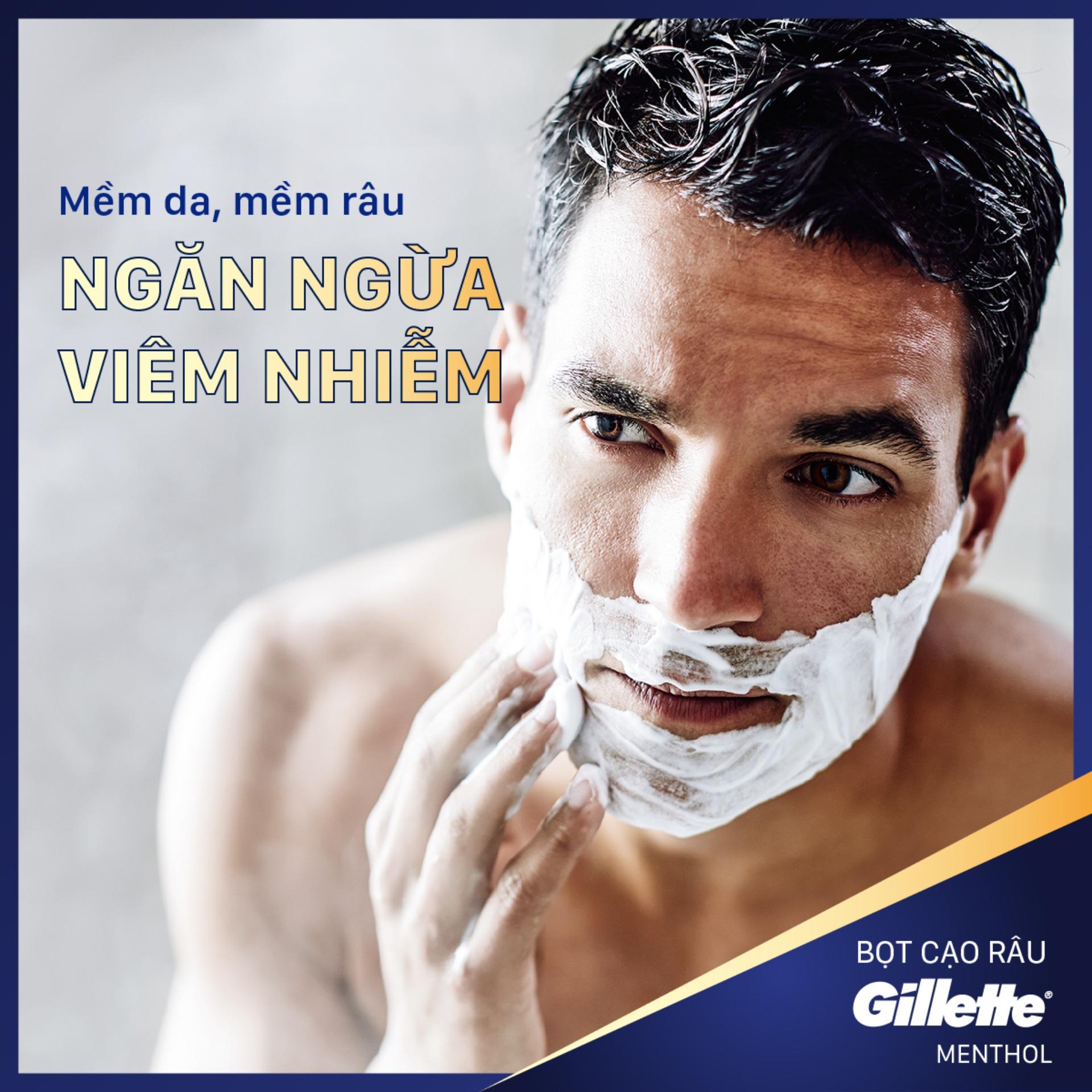 Bọt cạo râu Gillette Hương Chanh 175g