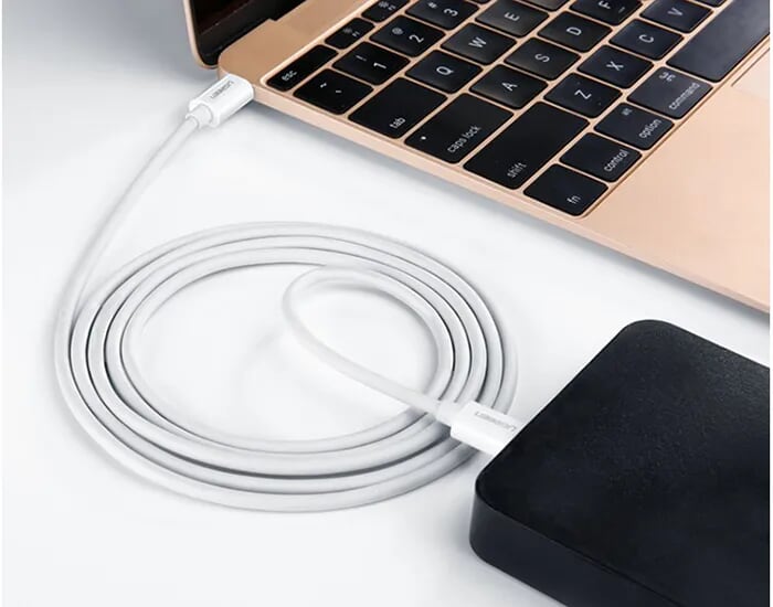 Ugreen 40418 1.5M màu trắng Dây USB Type-C sang mini USB US142