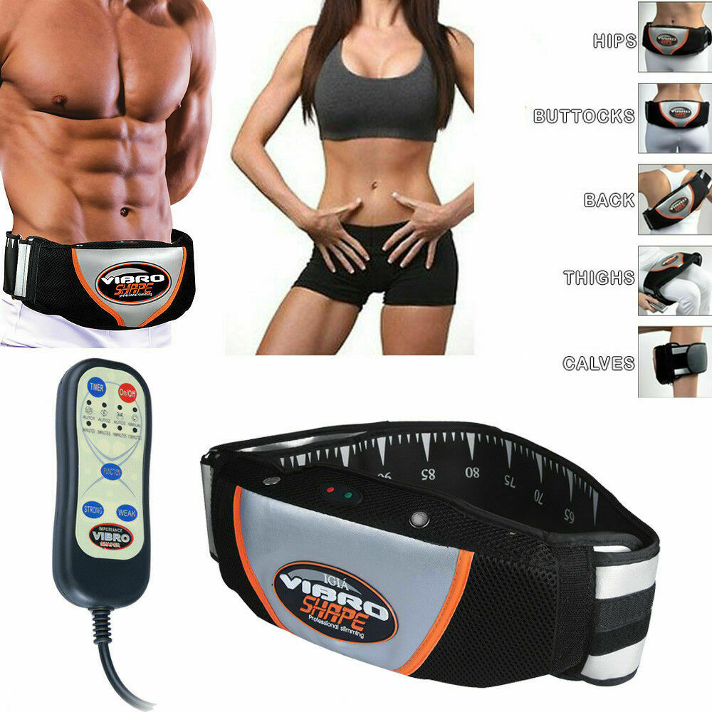 Đai Massage Giảm Mỡ Bụng Vibro Shape quấn nóng