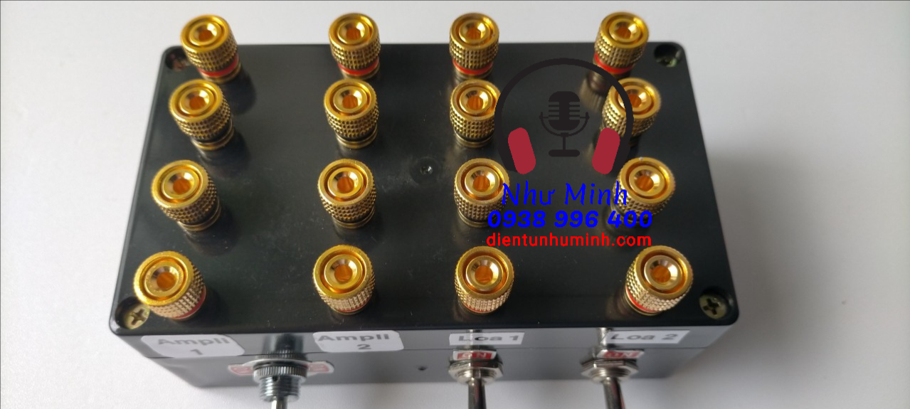 [HCM]BỘ CHIA 2 AMPLY 2 CẶP LOA
