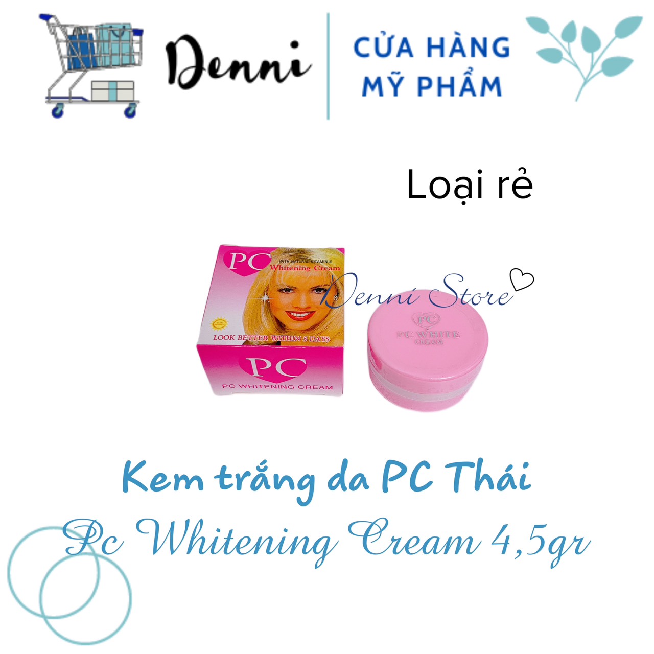 Lẻ hủ kem pc chuẩn thái 4.5g