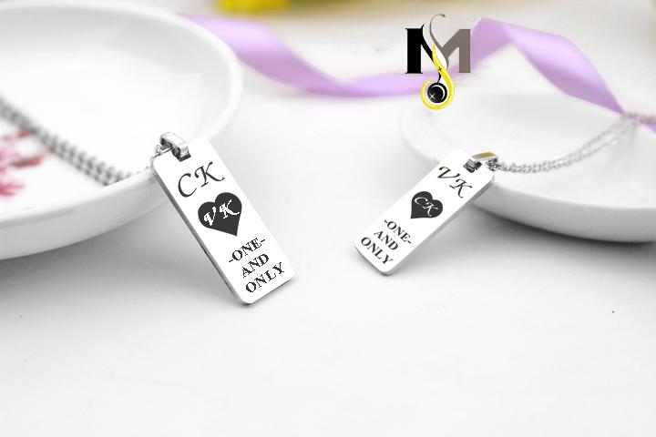 Dây chuyền Inox cặp đôi CK - VK One And Only