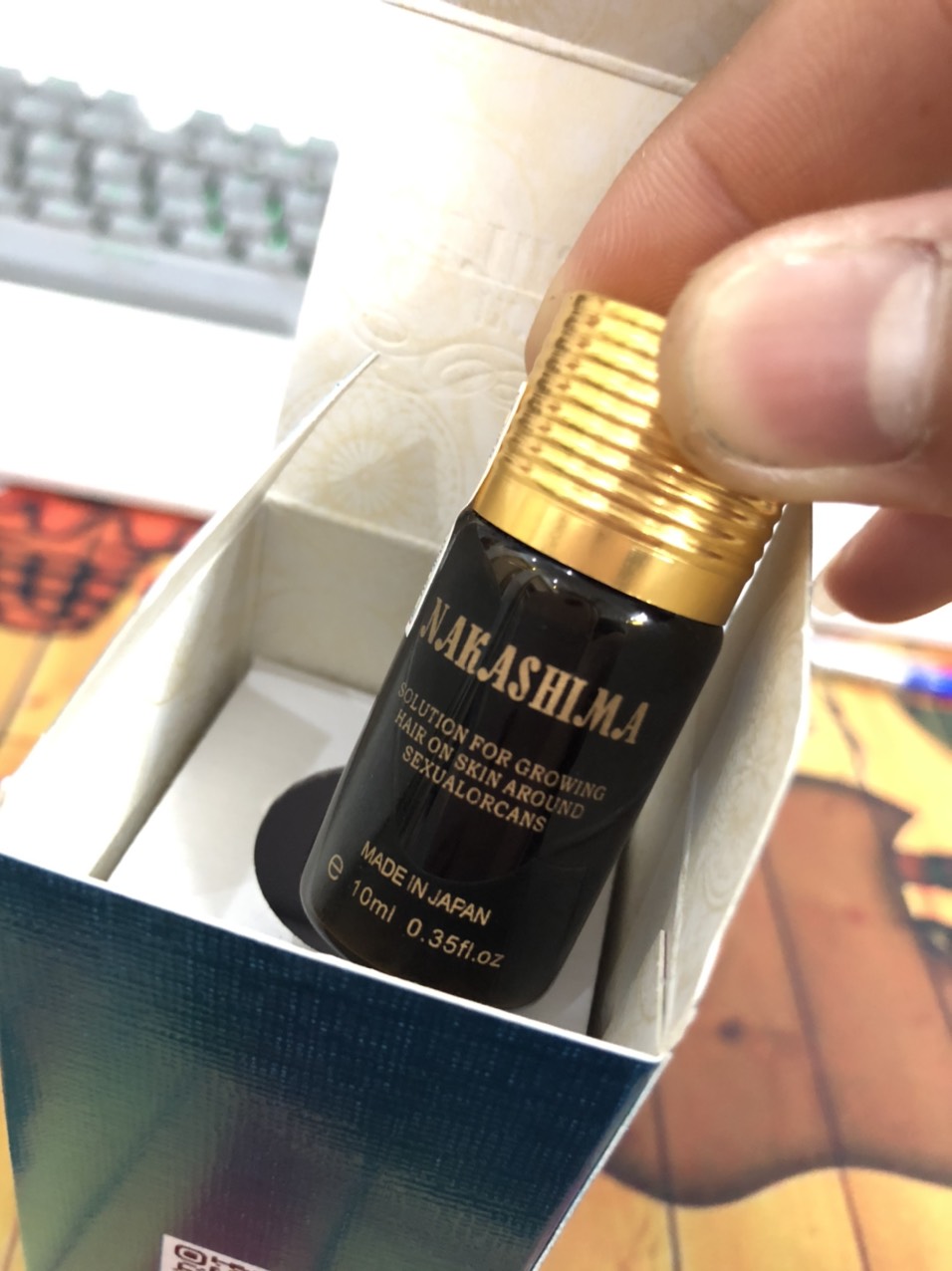 Serum mọc lông vùng kín Nakashima Kasami 10ml