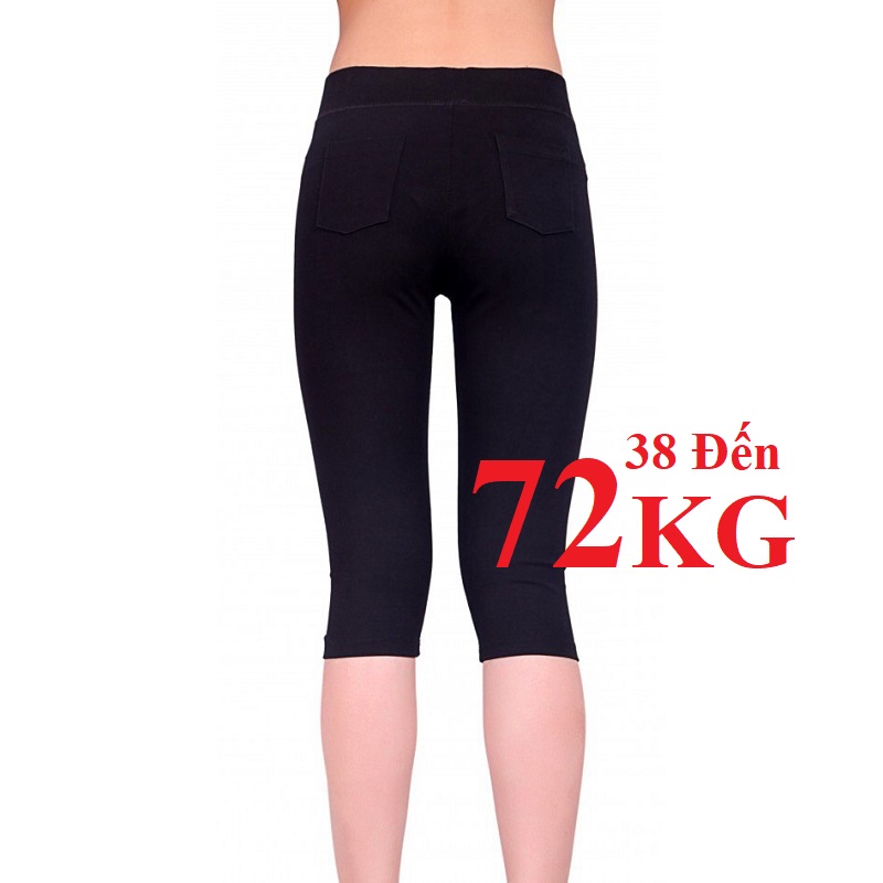Quần Lửng 4 Túi dáng ôm, Vải Thun Cotton Dày cao cấp, Dùng Được cho tập Gym Yoga, Chạy bộ, mặc nhà Có size 72KG 4XL