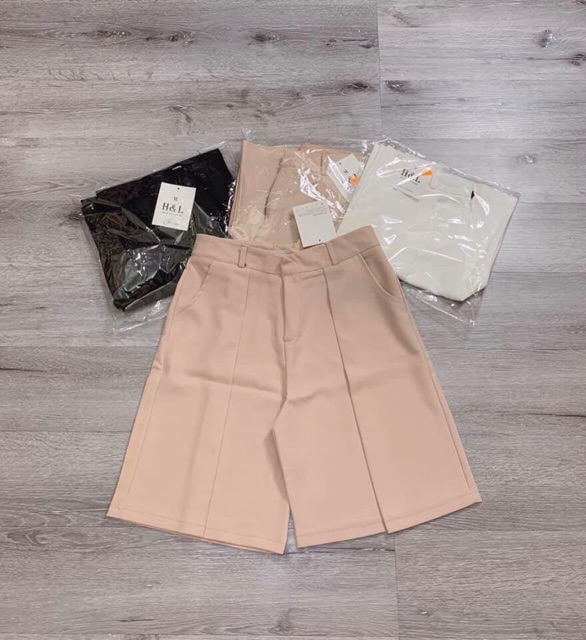 Quần ống rộng lửng nữ lưng cao Doloxi đẹp vải tuyết mưa Hàn Quốc Q144