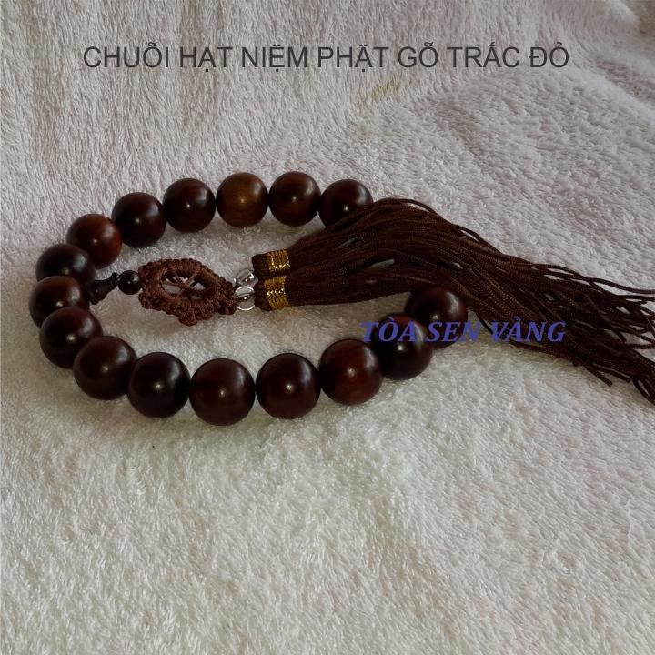 [HCM]CHUỖI HẠT NIỆM PHẬT - GỖ TRẮC 18MM