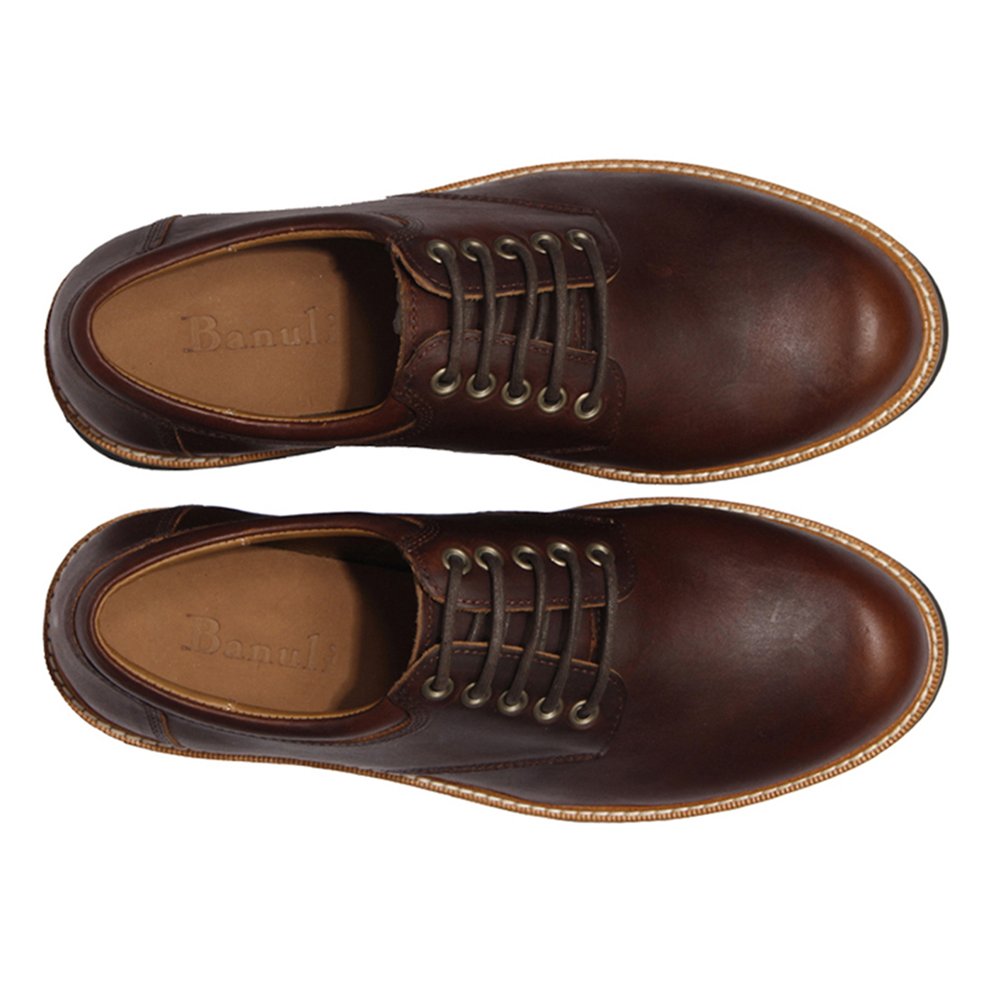 Giày Tây Cổ Điển Banuli Nam Plain Toe Derby B2PD3C0