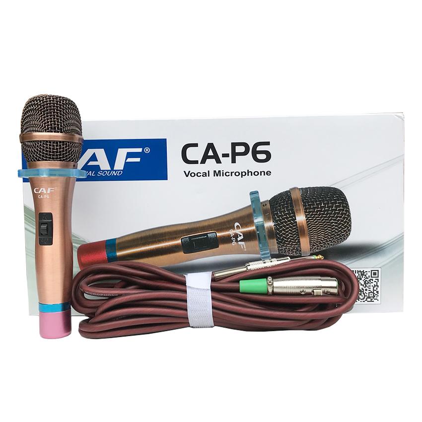 Micro có dây CAF P6 cho giọng hát hay
