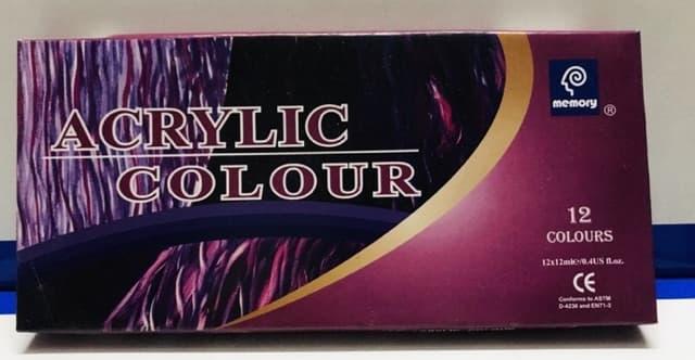ACRYLIC BỘ 12 MÀU MEMORY